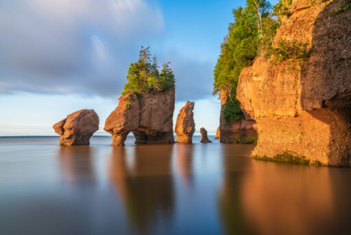 Hopewell Rocks in New Brunswick, Canada.