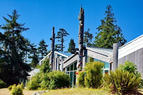 The Haida Heritage Centre in Haida Gwaii, British Columbia.