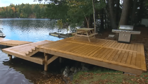Shoreline deck