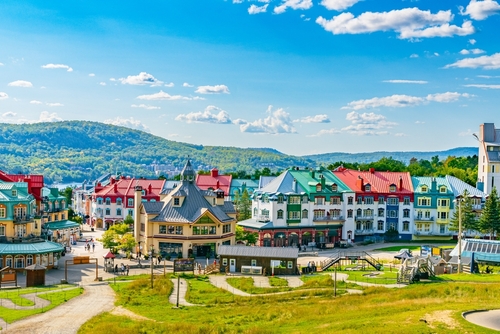 The resort town of Mont Tremblant, Quebec.