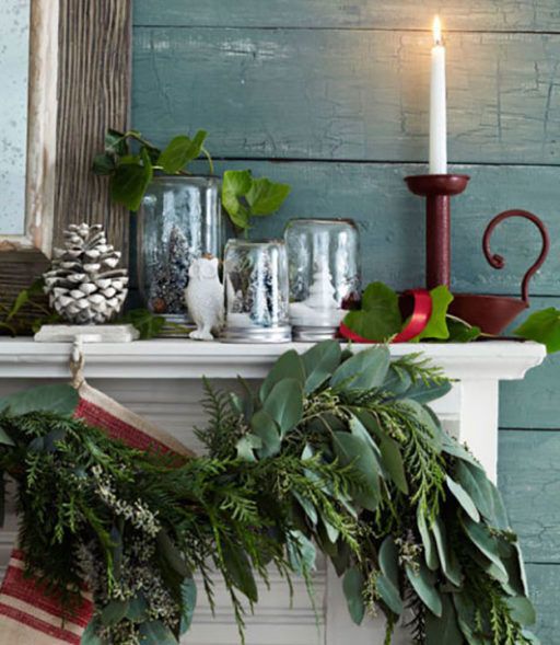 7 rustic ways to decorate your fireplace for Christmas Cottage Life