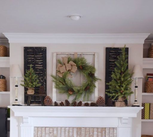 7 rustic ways to decorate your fireplace for Christmas - Cottage Life