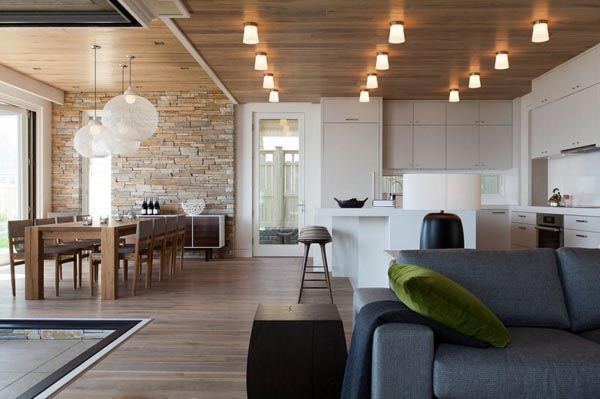 dining room and kitchen