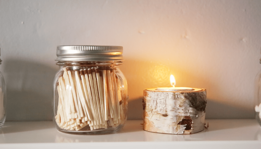 DIY match holder