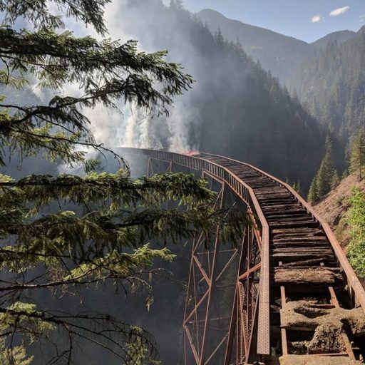 A fire on a historic bridge was likely caused by humans. Here’s what we