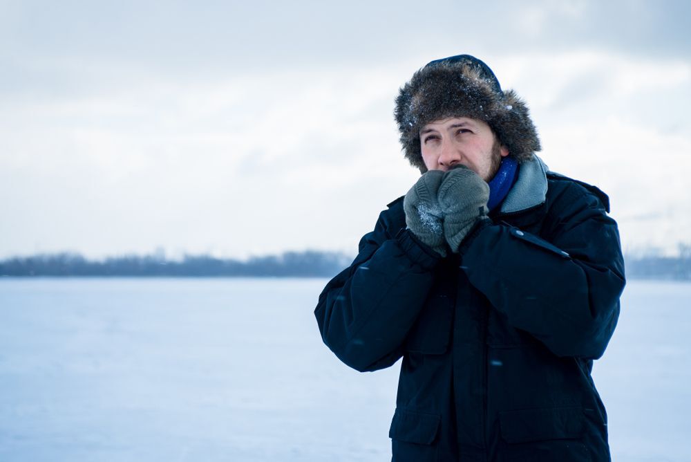 Person in the outdoors