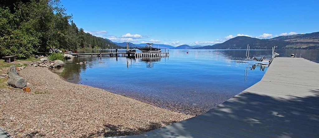 Cottage front beach