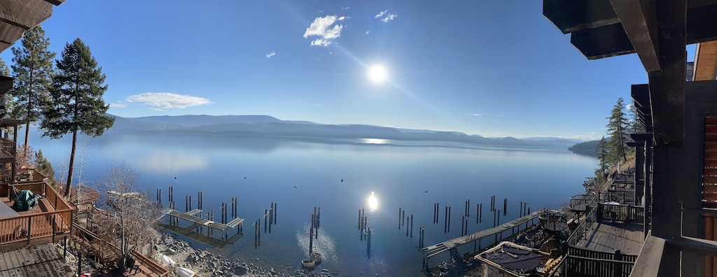 View of the lake