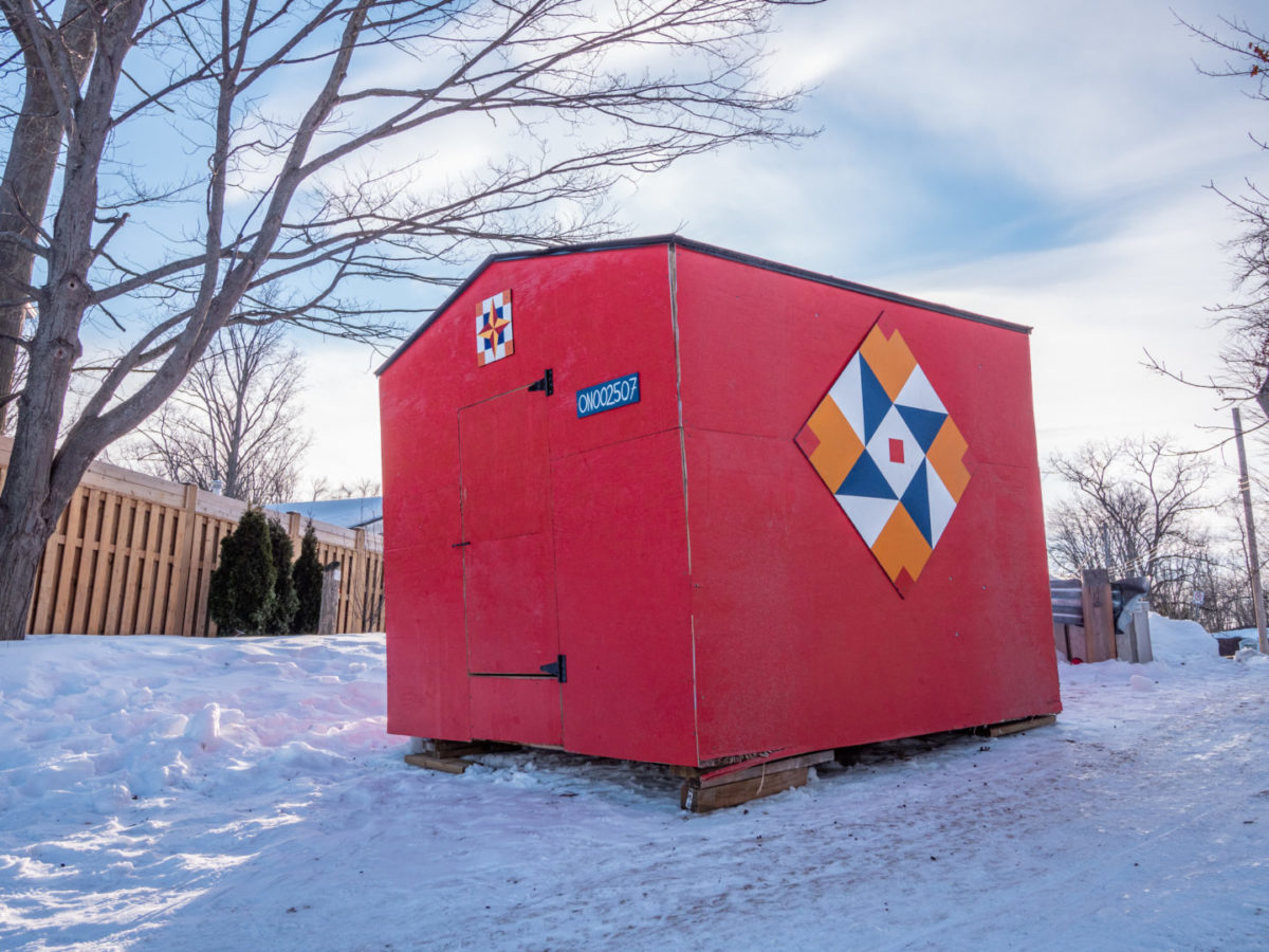 This ice fishing hut art is unbelievable Cottage Life