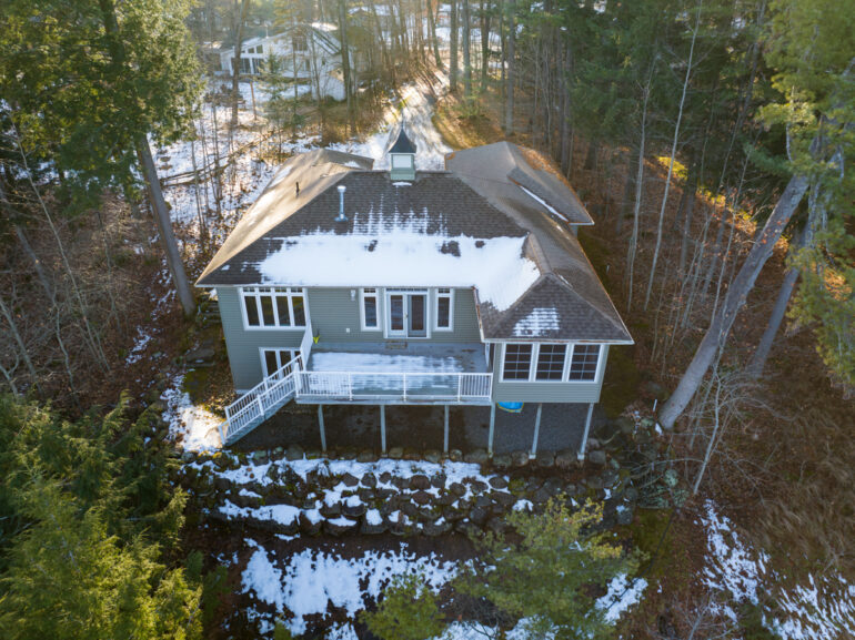This Silver Lake cottage steps from downtown Port Carling is listed for