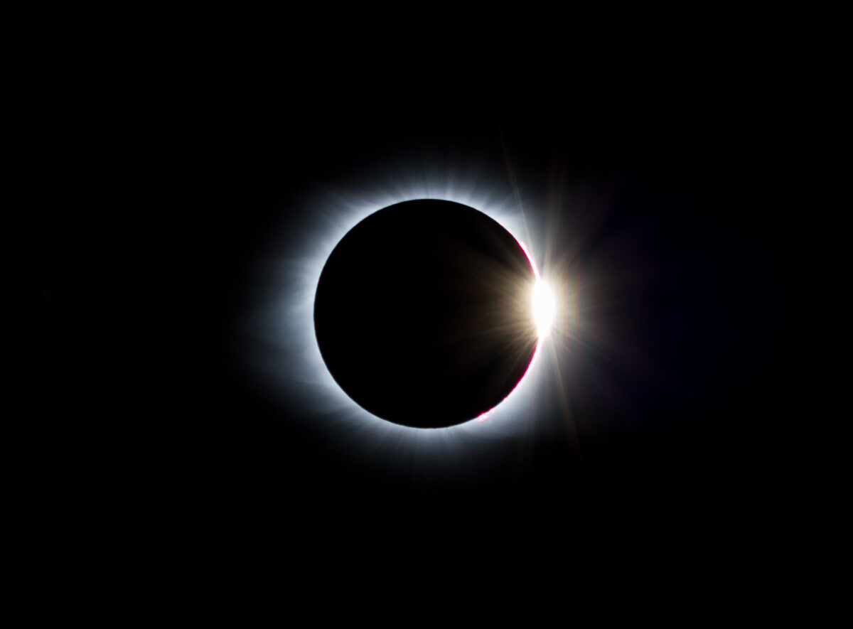 the solar eclipse