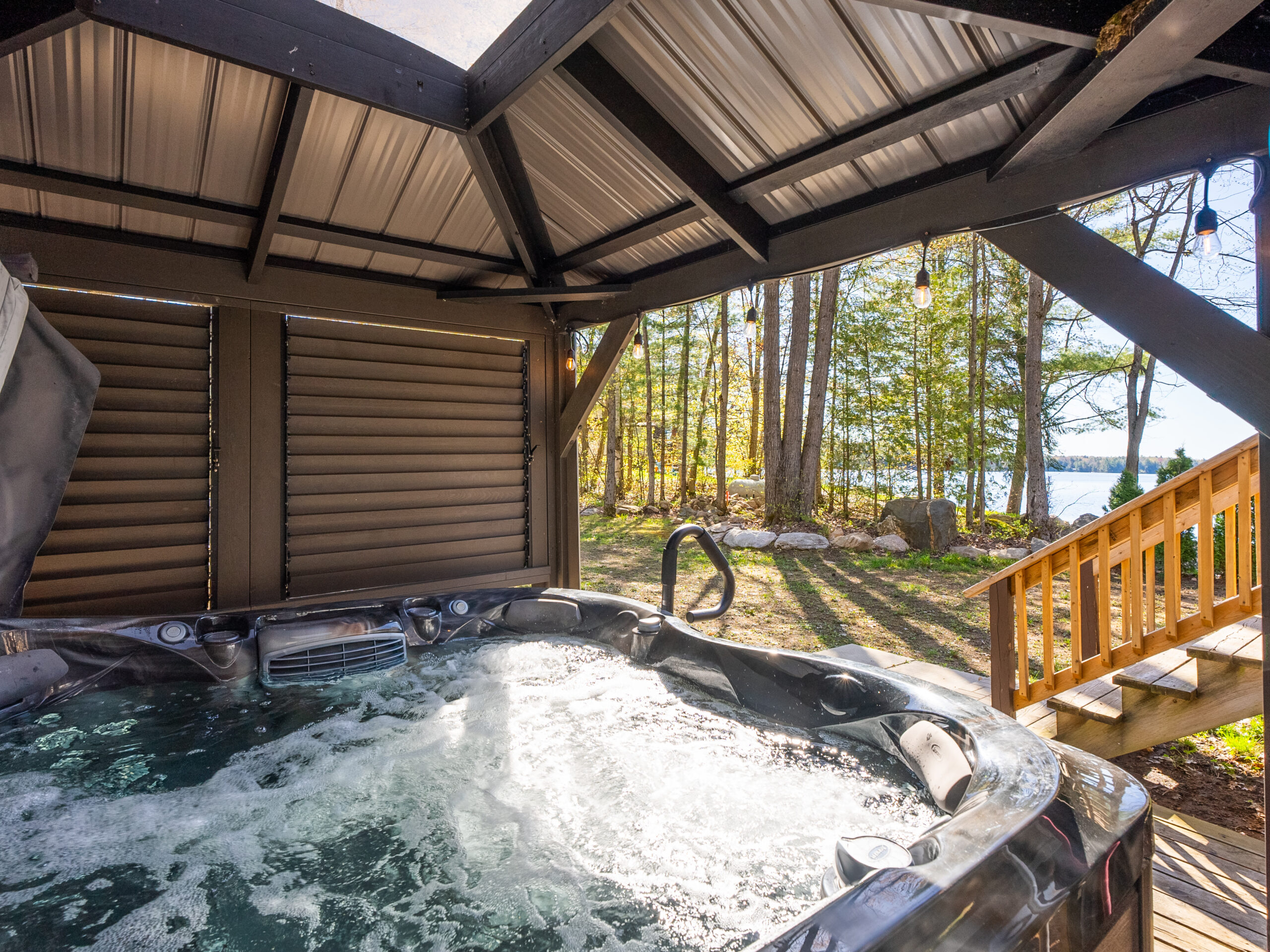 a hot tub