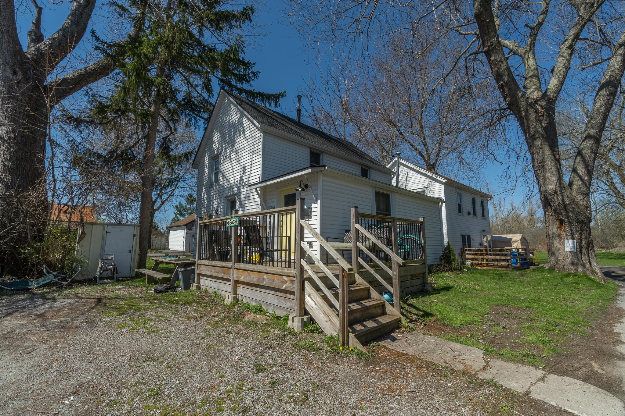 a home exterior