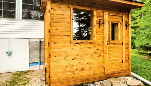 a sauna