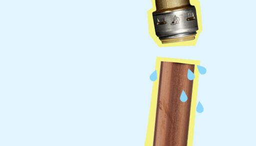 a leaking pipe