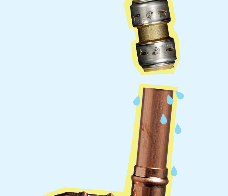 a leaking pipe