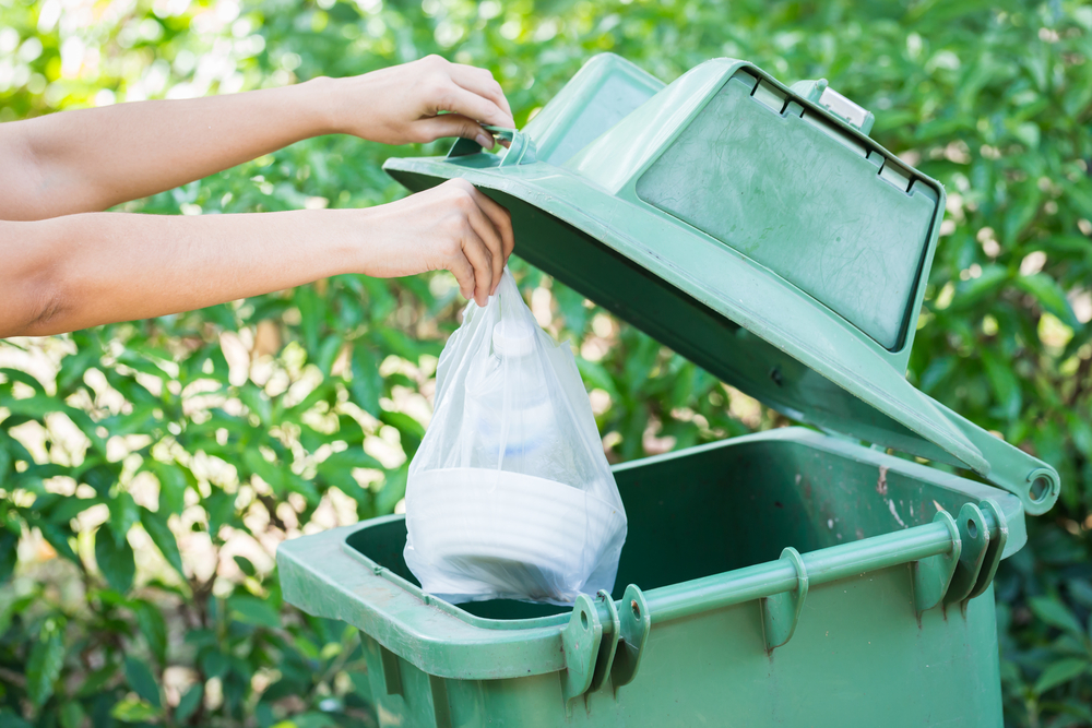 Throwing Out Garbage