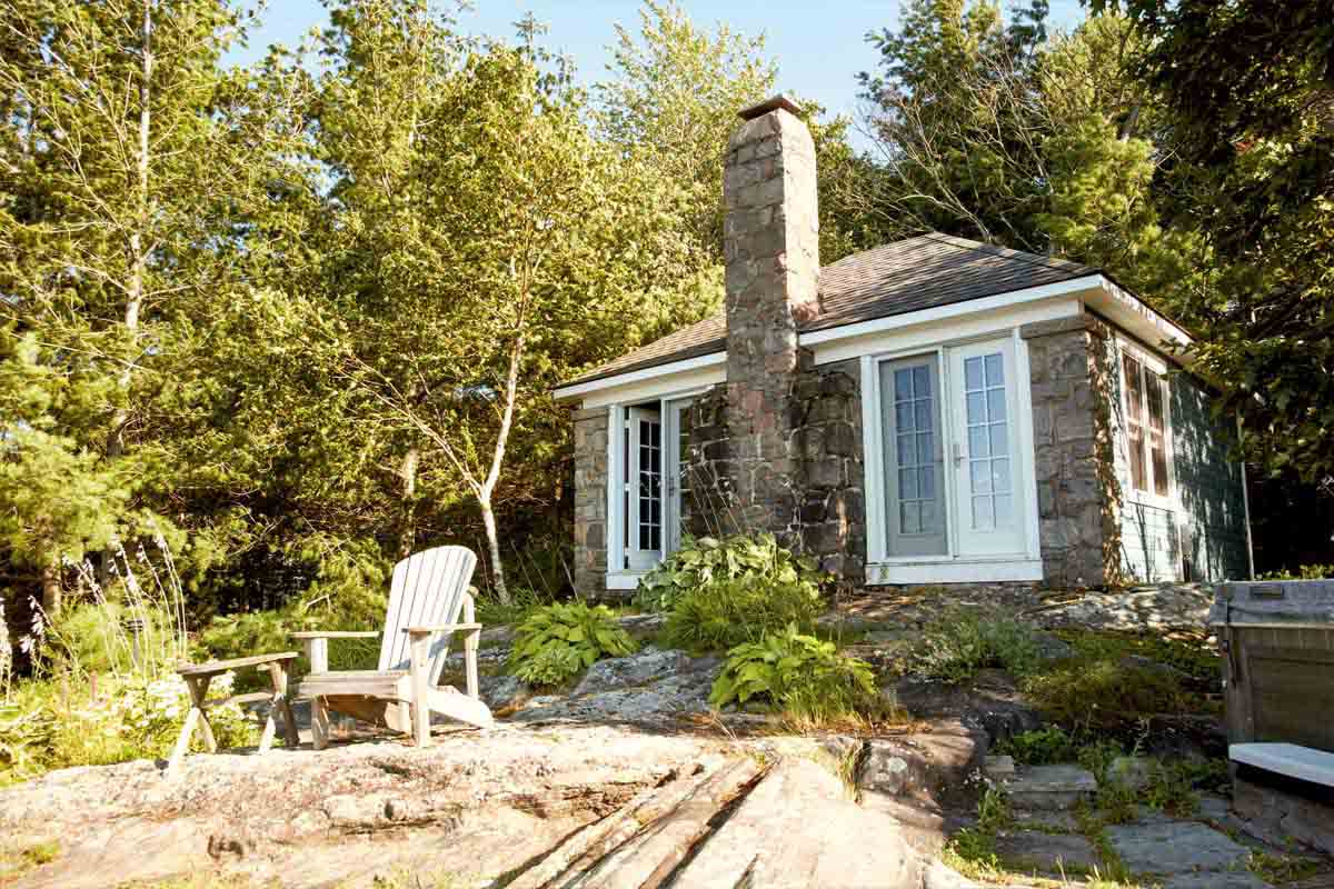 The monk cell small cabin on the cottage property