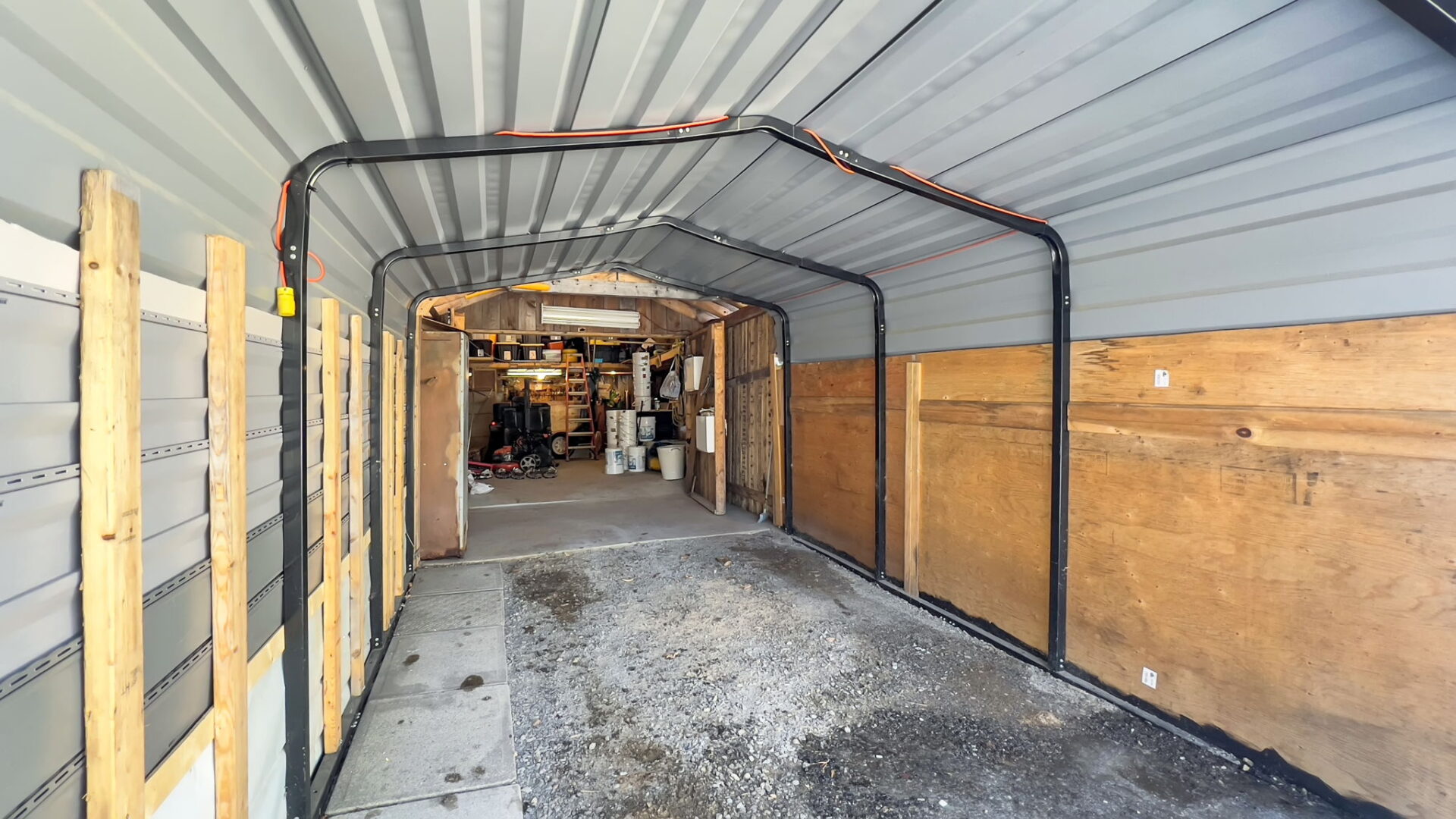 An empty garage